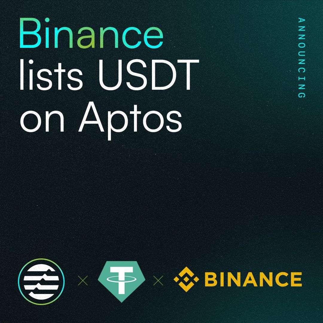 $APT Price Surges by 6% Today, After Binance Lists USDT on Aptos