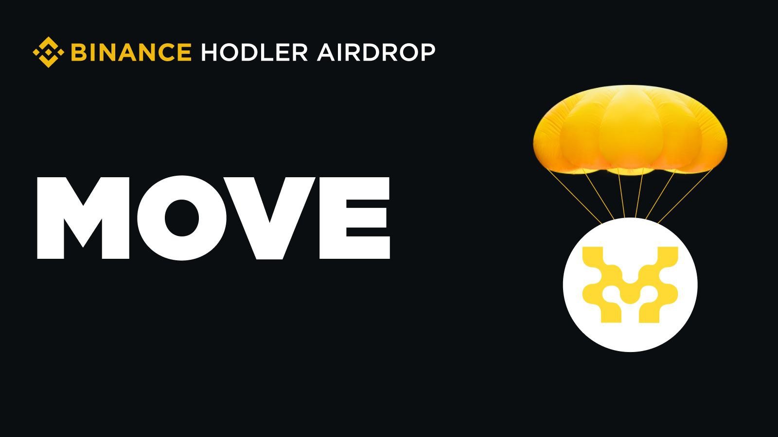 Binance Announces MOVE as the 3rd Project on Airdrops Portal