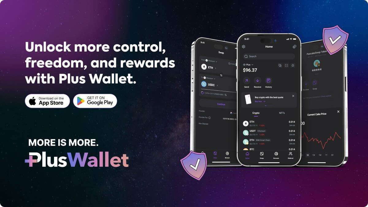 Bitcoin’s March Toward $100K Drives Traders to Plus Wallet for Infinite Rewards & Security; Trust Wallet Integrates Binance Connect