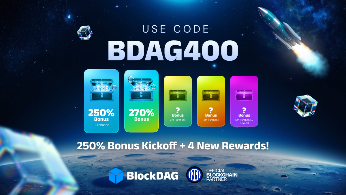 BlockDAG’s BDAG400 Bonus Pushes Presale to $172M – Tron Price Aims for $1 Mark & SHIB Levels Out