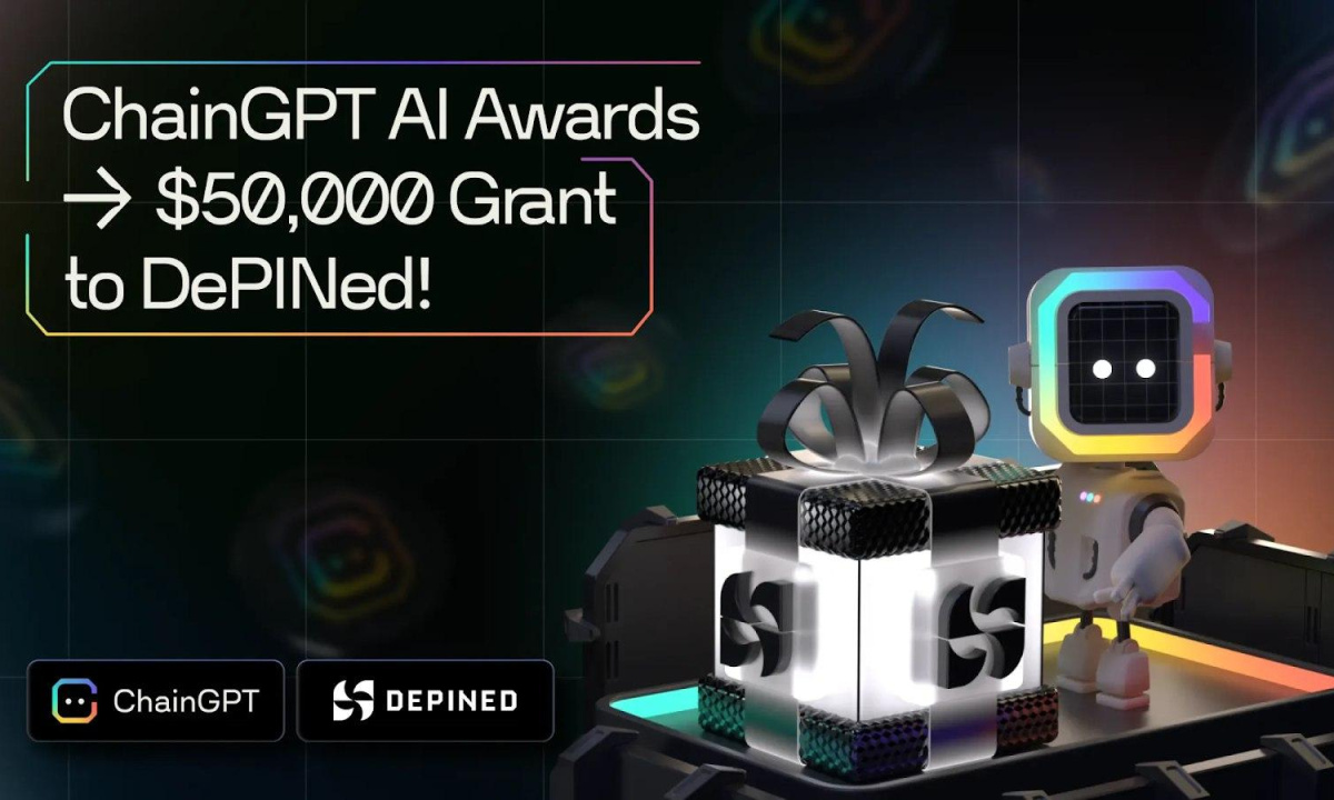 ChainGPT Awards $50,000 Grant to DePINed to Power AI Agents with ChainGPT’s LLMs